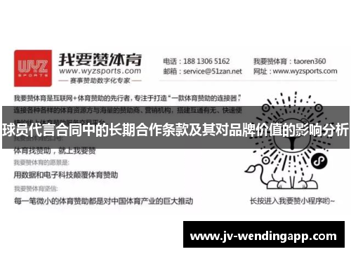 球员代言合同中的长期合作条款及其对品牌价值的影响分析